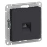 AtlasDesign Карбон Розетка компьютерная 1-ая RJ45, кат. 5е Schneider Electric