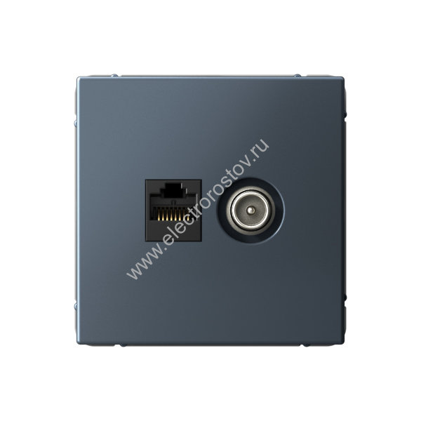 Systeme Electric ArtGallery Грифель Розетка двойная ТВ + компьютерная RJ45, кат. 5Е