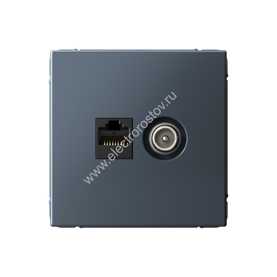Systeme Electric ArtGallery Грифель Розетка двойная ТВ + компьютерная RJ45, кат. 5Е