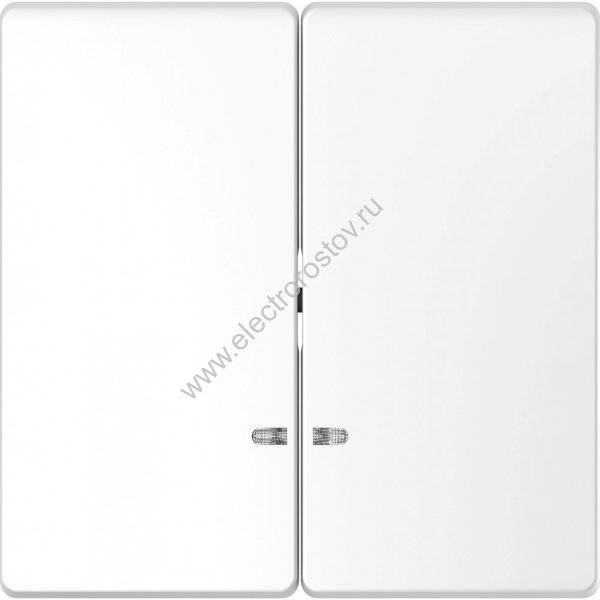 Schneider Electric Merten D-Life Белый Лотос Клавиша 2-ная с линзой для LED модуля