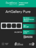 Systeme Electric ArtGallery Pure Органическое стекло Белый Рамка 4-ая