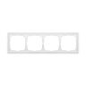 Systeme Electric ArtGallery Pure Органическое стекло Белый Рамка 4-ая