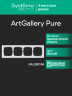 Systeme Electric ArtGallery Pure Органическое стекло Белый Рамка 4-ая