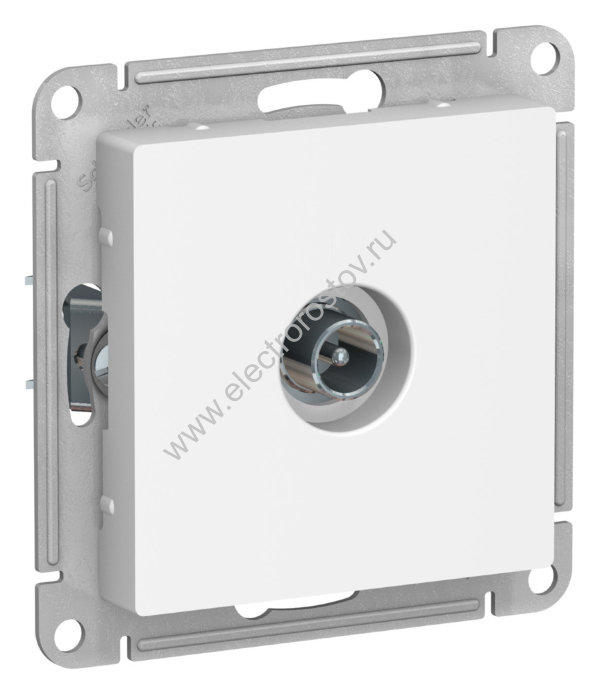 AtlasDesign Лотос Розетка TV оконечная 1DB, механизм Schneider Electric