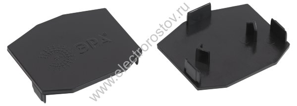 ЭРА Трековый светильник TRM-PC20-EC-B торцевая заглушка для профиля