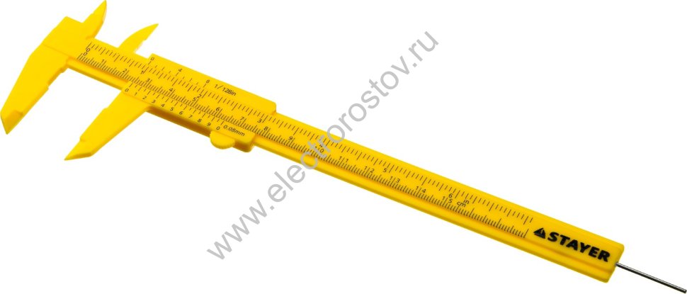 Пластмассовый штангенциркуль STAYER STANDARD 150мм