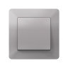 Systeme Electric AtlasDesign Air Алюминий/дымчатый черный Рамка 1-ая