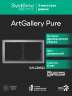 Systeme Electric ArtGallery Pure Органическое стекло Алюминий Рамка 2-ая