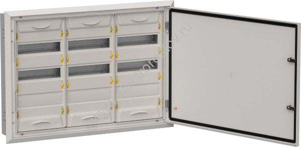 TITAN 5 Корпус мет. ЩРв-108 (3х36) 630х885х130 IP31 сер IEK