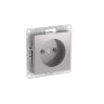 AtlasDesign Алюминий Розетка 1-ая б/з без шторок c быстрозажим. клеммами Schneider Electric