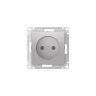 AtlasDesign Алюминий Розетка 1-ая б/з без шторок c быстрозажим. клеммами Schneider Electric