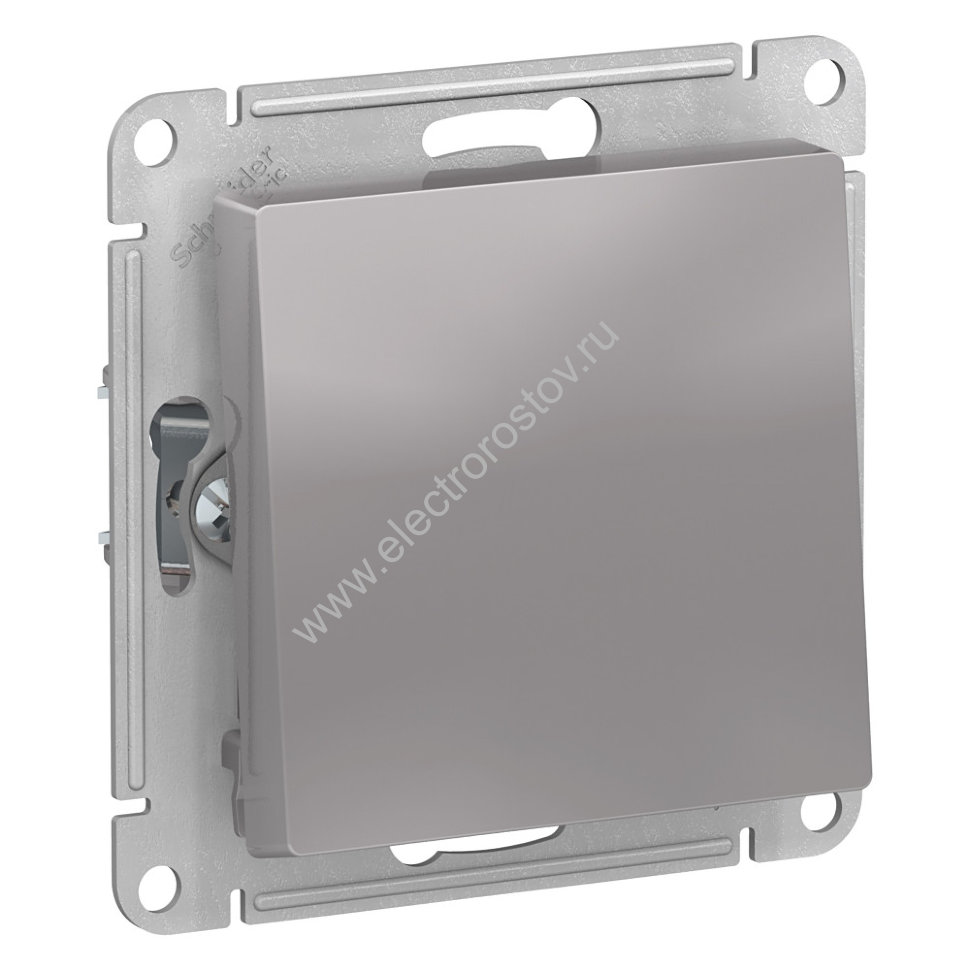 AtlasDesign Алюминий Переключатель 1-клавишный Schneider Electric