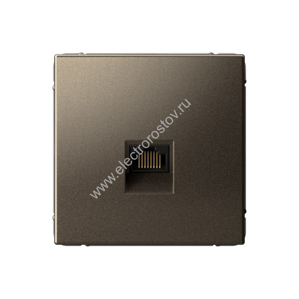 Systeme Electric ArtGallery Мокко Розетка компьютерная RJ45, кат. 6A, механизм