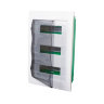 City9 Щит встраиваемый 36 модулей, дверь прозрачная черная, IP40 Systeme Electric
