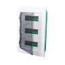 City9 Щит встраиваемый 36 модулей, дверь прозрачная черная, IP40 Systeme Electric