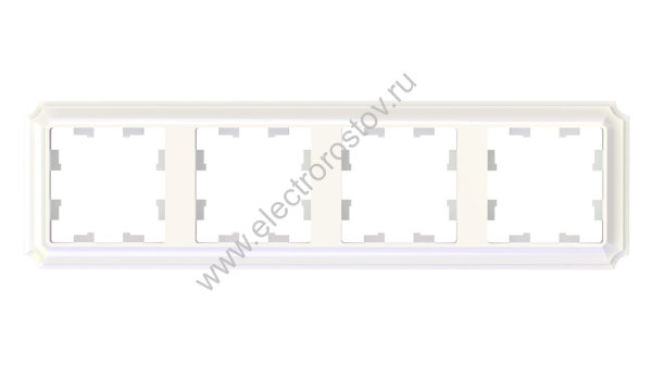 Systeme Electric AtlasDesign Antique Жемчуг Рамка 4-ая, универсальная