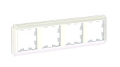 Systeme Electric AtlasDesign Antique Жемчуг Рамка 4-ая, универсальная