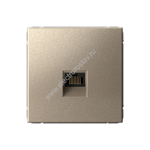 Systeme Electric ArtGallery Шампань Розетка компьютерная RJ45, кат. 5е, механизм