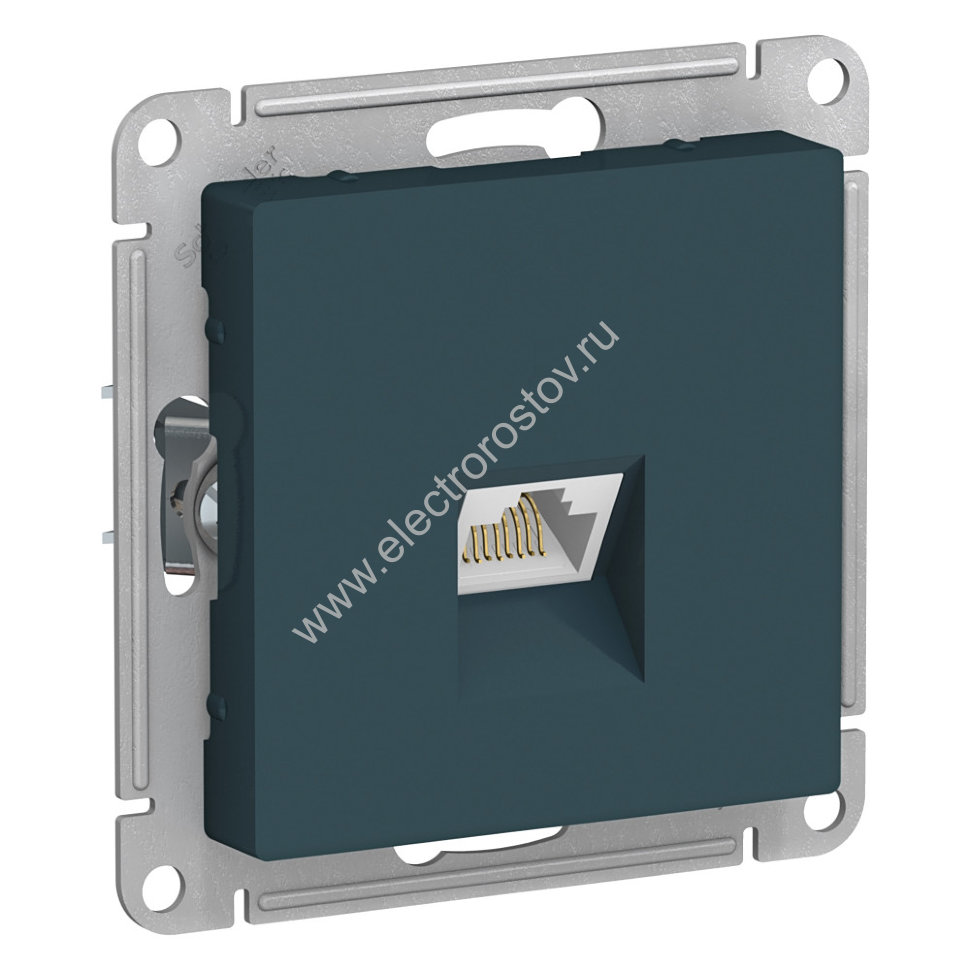 AtlasDesign Изумруд Розетка компьютерная 1-ая RJ45, кат. 6А Schneider Electric