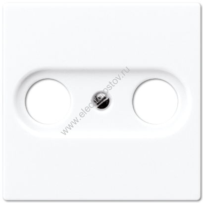 JUNG EcoProfi Белая Накладка розетки TV-FM