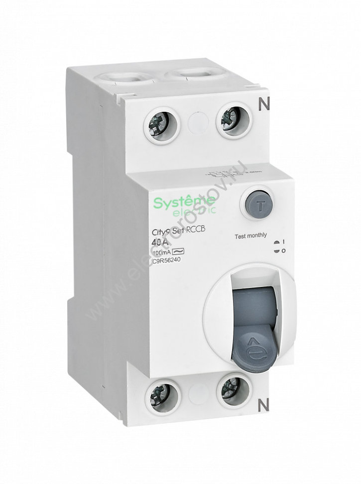 City9 Выключатель диф. тока (УЗО) 2п 40А 100 мА AC Systeme Electric