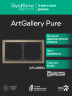Systeme Electric ArtGallery Pure Органическое стекло Шампань Рамка 2-ая
