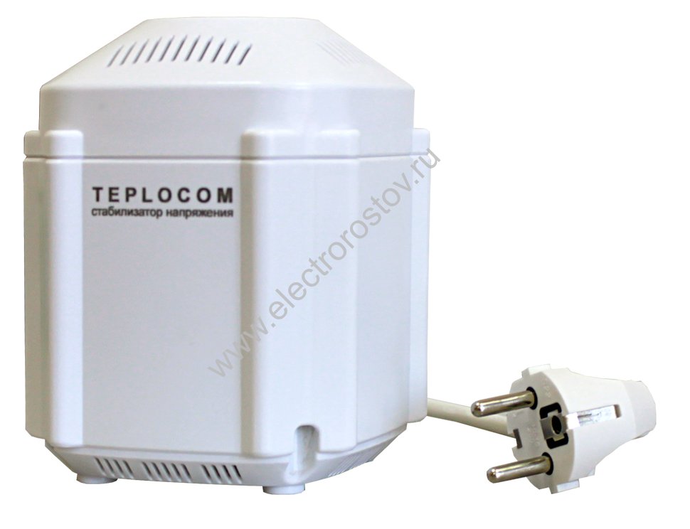Стабилизатор напряжения TEPLOCOM ST-222 220В, 222ВА, Uвх. 145-260В Бастион