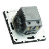 STEKKER Эмили Черный уголь, soft touch Розетка 2-местная USB + Type C 20W