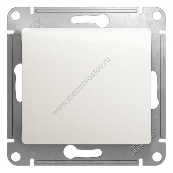Glossa Перламутр Переключатель 1-клавишный Schneider Electric