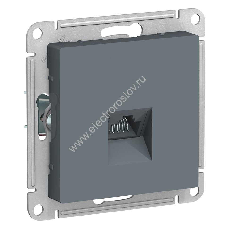 AtlasDesign Грифель Розетка компьютерная 1-ая RJ45, кат. 5е Schneider Electric