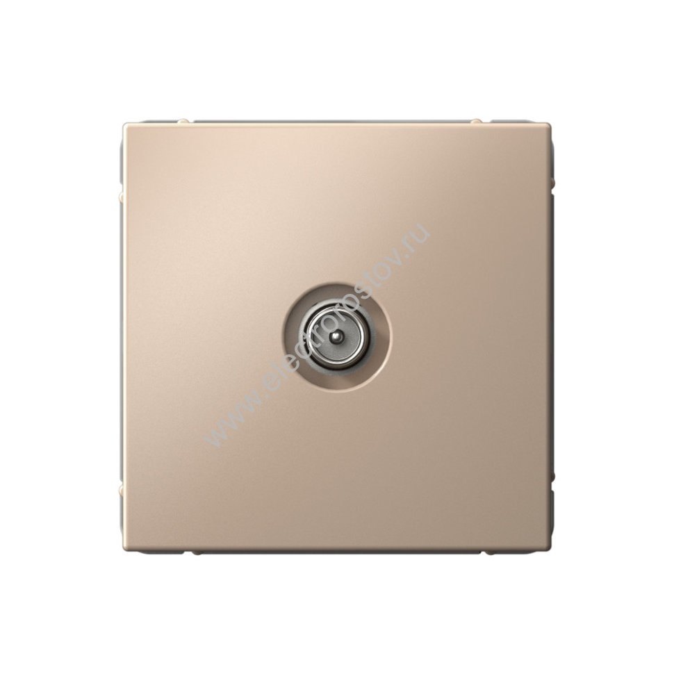 Systeme Electric ArtGallery Песочный TV Розетка проходная 4DB, механизм