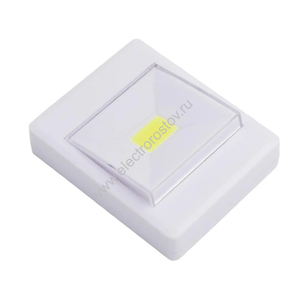 Фонарь светодиодный клавиша на магните LED COB, 4xAAA