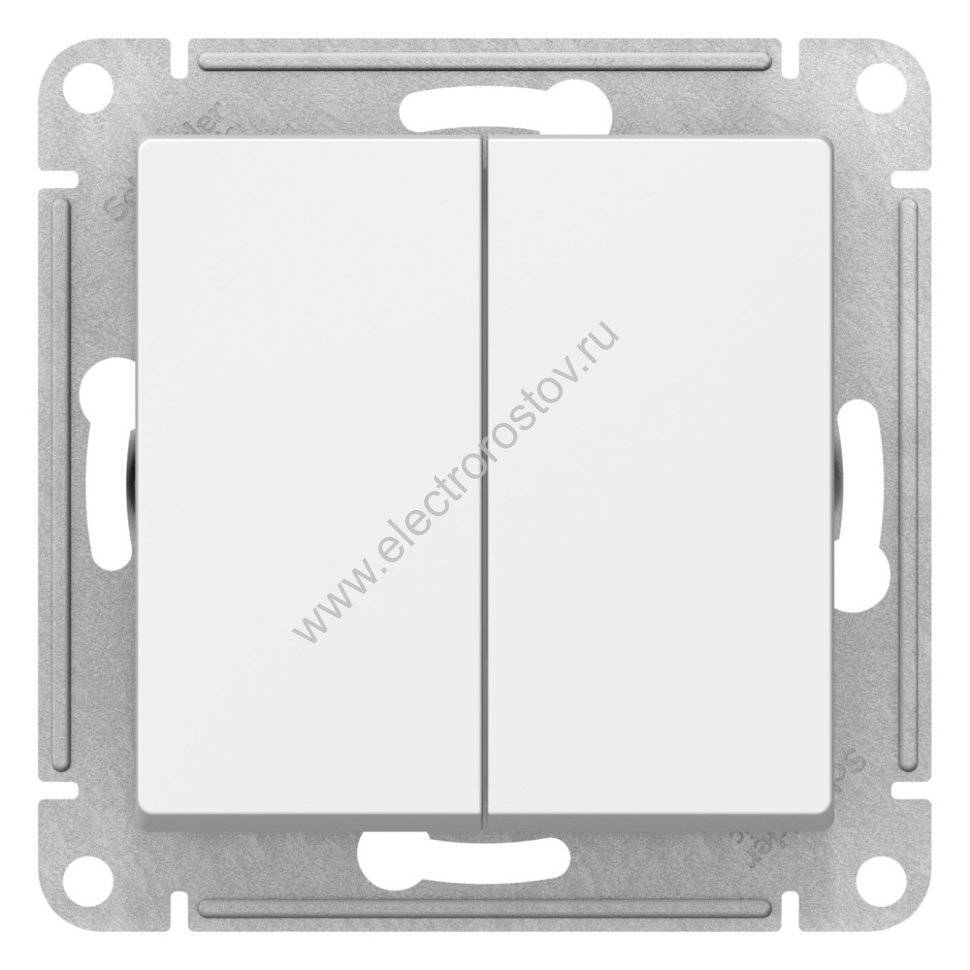 AtlasDesign Лотос Переключатель 2-клавишный перекрестный Schneider Electric