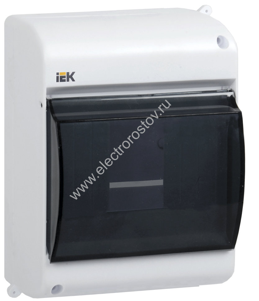 KREPTA 3 Корпус пластиковый КМПн 2/4 IP30 белый откр.монтаж IEK