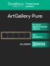 Systeme Electric ArtGallery Pure Органическое стекло Шампань Рамка 5-ая