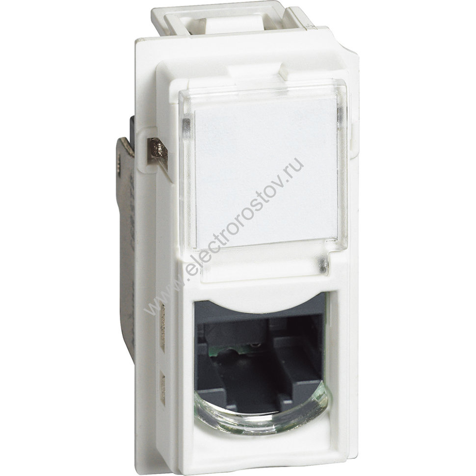Living now Белый Розетка компьютерная RJ45 cat5e UTP 1 мод Bticino