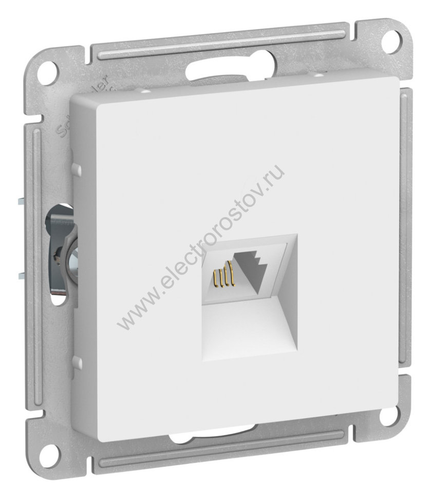 AtlasDesign Лотос Розетка телефонная RJ11 Schneider Electric