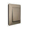 Systeme Electric AtlasDesign Air Шампань/дымчатый черный Рамка 1-ая