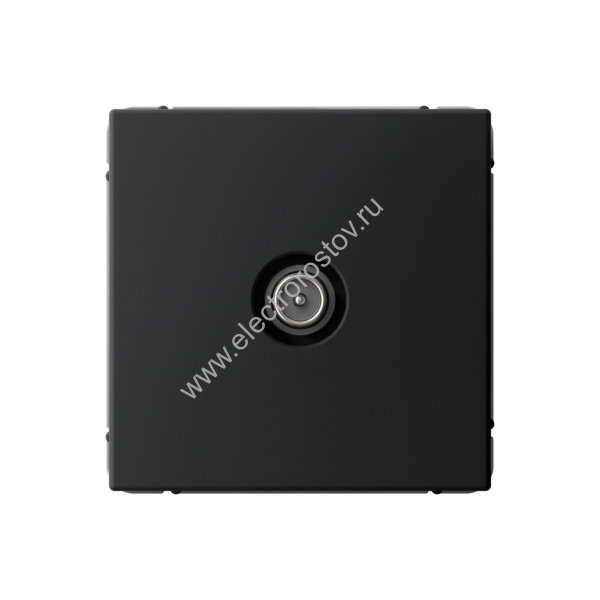 Systeme Electric ArtGallery Карбон TV Розетка проходная 4DB, механизм