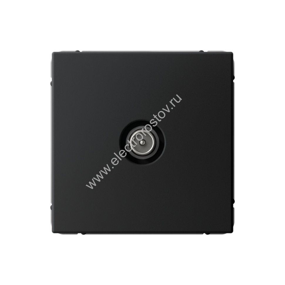 Systeme Electric ArtGallery Карбон TV Розетка проходная 4DB, механизм