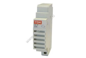 Звонок ЗД-47 на DIN-рейку TDM