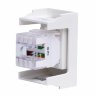DKC Комп.роз. RJ45 кат.5e, 8P8C,  Viva, белая, 1мод