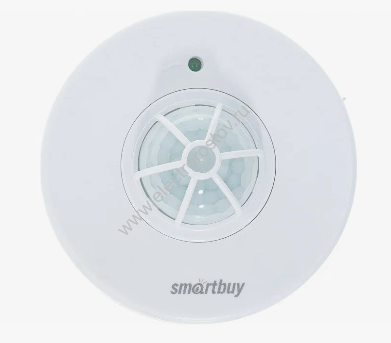 Датчик движения потолочный 1200Вт, до 8м Smartbuy