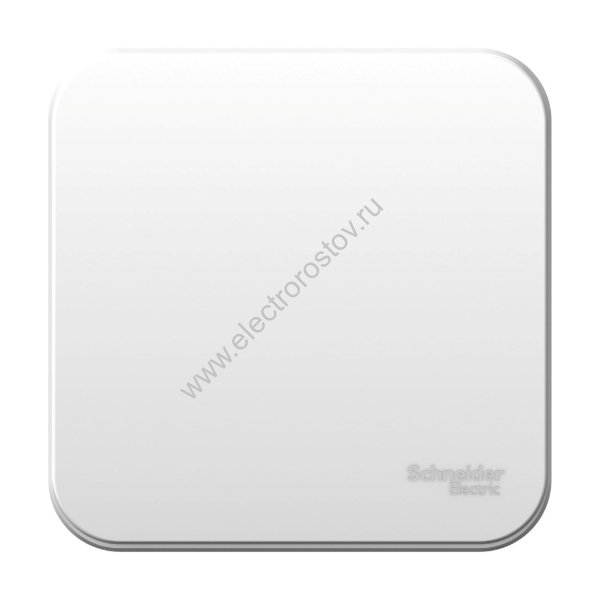 Blanca наруж Белый Переключатель 1-клавишный 10А, 250B, изолир. пластина Schneider Electric