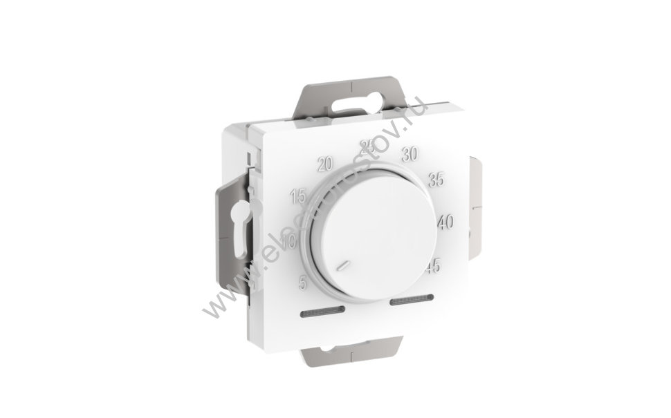 AtlasDesign Лотос Термостат электрон. теплого пола с датчиком, 10A Schneider Electric