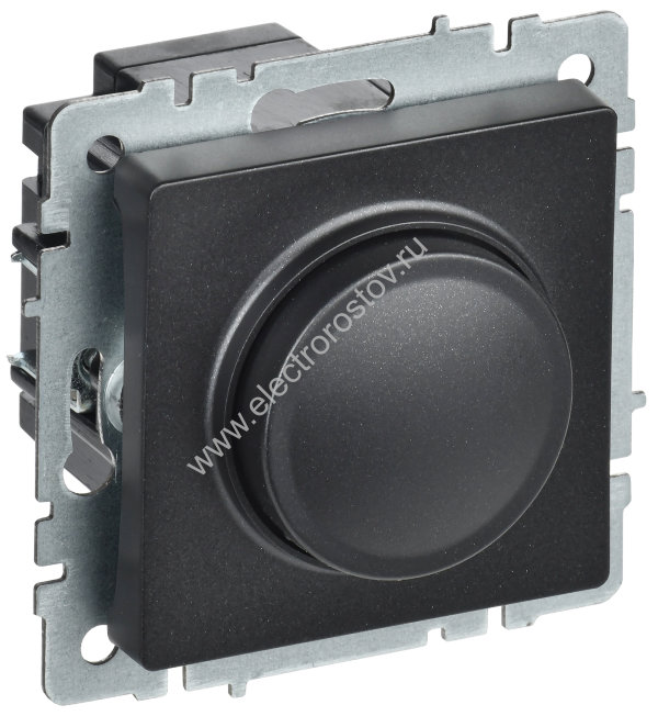 IEK BRITE BASE Черный Светорег. пов-наж. 600Вт СС10-1-0-БрЧ