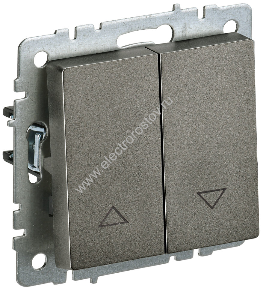 IEK BRITE BASE Темн.бронза Выключ. жалюзи 10А ВС10-1-5-БрТБ
