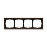 Systeme Electric ArtGallery Pure Органическое стекло Мокко Рамка 4-ая