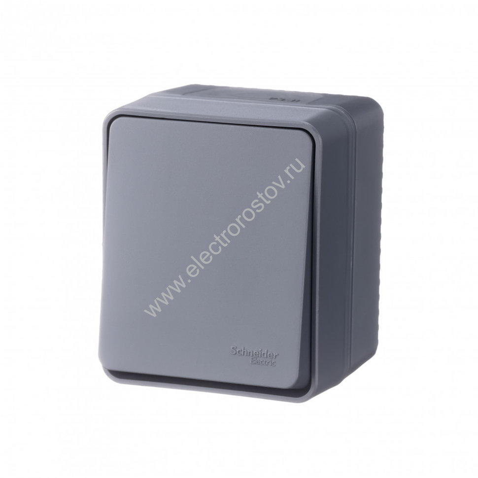 AtlasDesign Profi54 Антрацит Выключатель 1-клавишный IP54 Schneider Electric