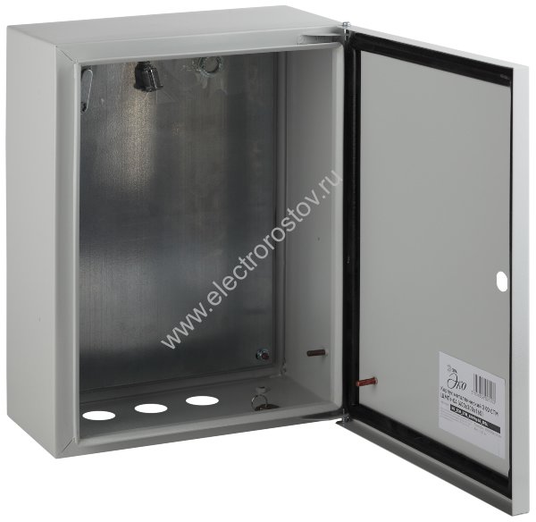 Щит металлический ЩМП-1-1 (ЩМПг-04) IP54 400х300х175 ЭРА